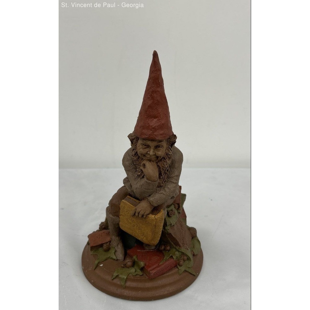 Vintage 1983 Tom Clark Gnome Woodspirit Scholar Yearbook Curtis #38 1983 Signed